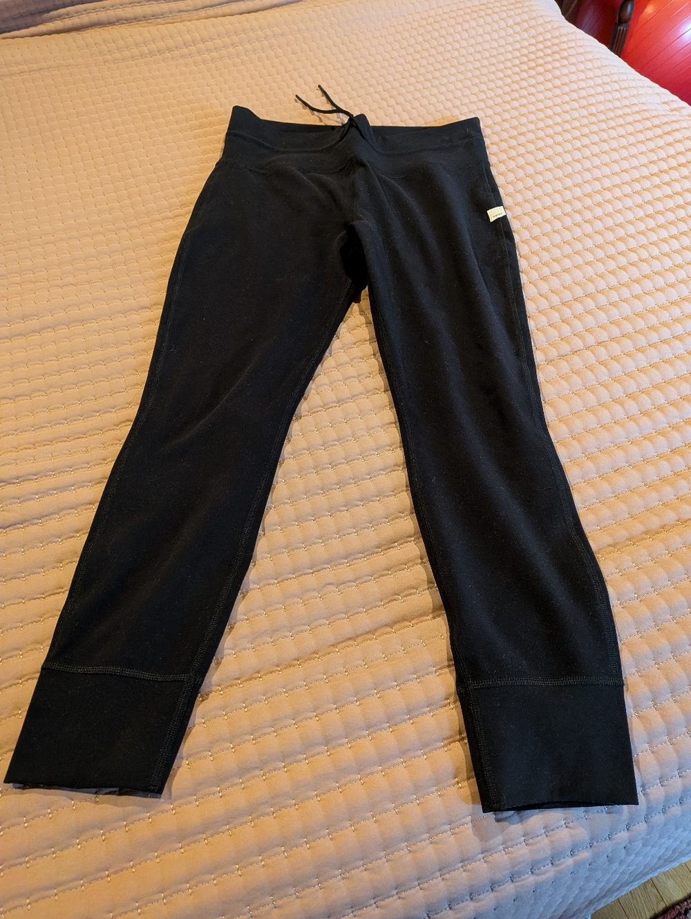 Kids Black Drawstring Sweat Joggers